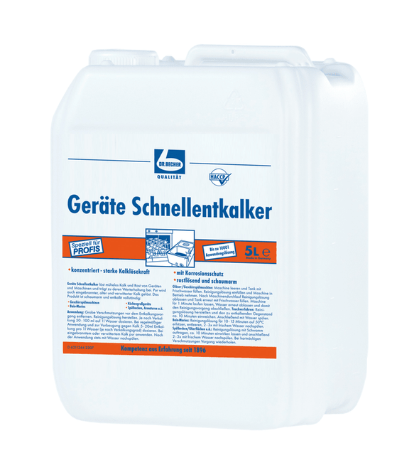 Dr. Becher Geräte Schnellentkalker