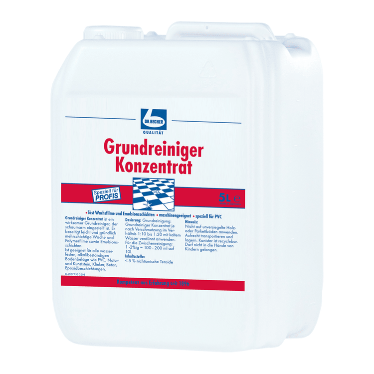 Dr. Becher Grundreiniger Konzentrat 5 Liter  | Kanister (5 l)