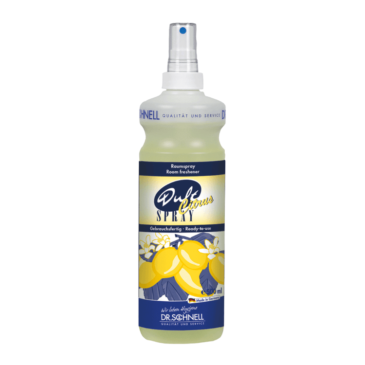 Dr. Schnell Duftspray Citrus, frischer Zitronenduft für Räume | Flasche (500 ml)