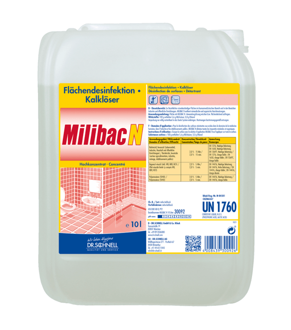 Dr. Schnell Milibac N Flächendesinfektion und Kalklöser