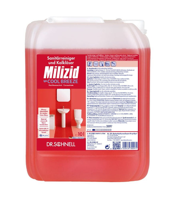 Dr. Schnell Milizid Cool Breeze Sanitärreiniger und Kalklöser