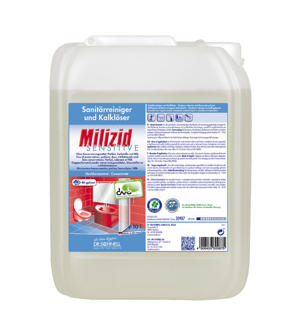 Dr. Schnell Milizid Sensitive Sanitärreiniger und Kalklöser
