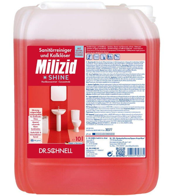 Dr. Schnell MILIZID SHINE Sanitärreiniger und Kalklöser
