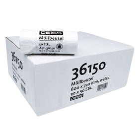 DEISS LDPE Müllbeutel 60 Liter, 36150