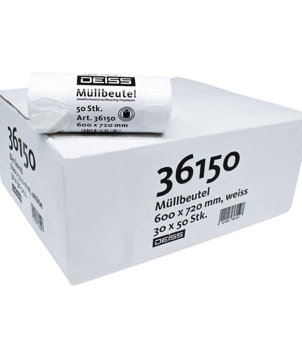 DEISS LDPE Müllbeutel 60 Liter, 36150