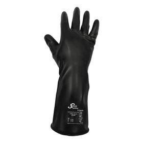 AMPri SolidSafety ChemV Full Stabile Brom-Butyl-Chemiekalienschutzhandschuhe mit Viton Außenschicht