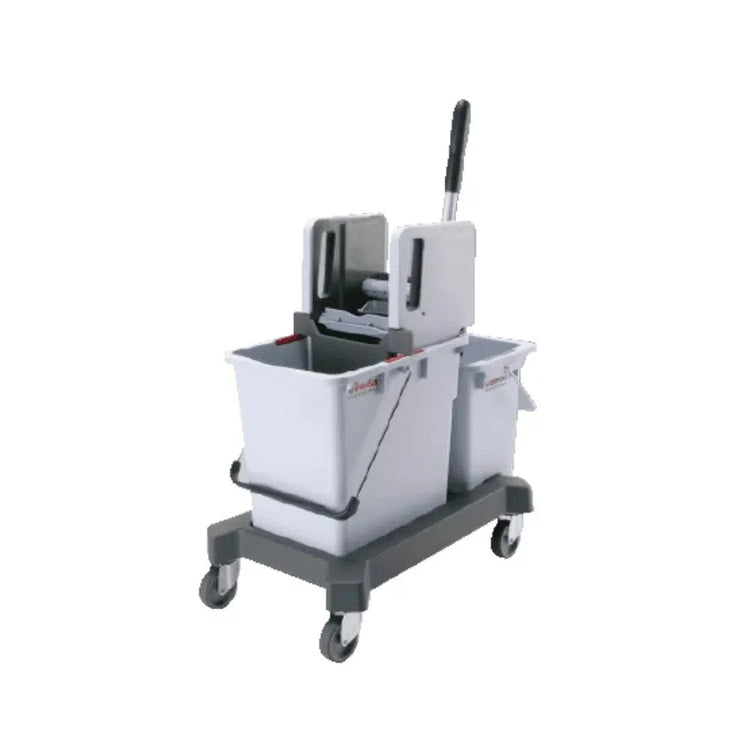 Vileda Professional CombiSpeed Doppelfahreimer mit Presse | Packung (1 Stück)