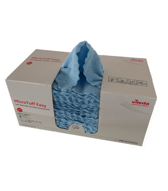 Vileda Professional Micro Tuff Easy, Microfasertuch in verschiedenen Farben