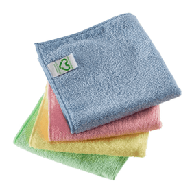 Vileda Professional r-MicroTuff Swift Microfasertuch, verschiedene Farben | Packung (5 Tücher)