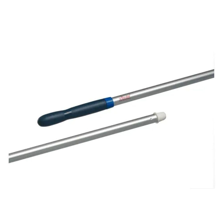 Vileda Alu-Besenstiel Clip in blau - 150 cm | Packung (1 Stück)