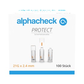 Alphacheck PROTECT Sicherheitslanzetten