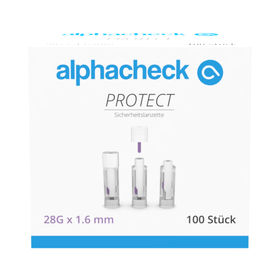 Alphacheck PROTECT Sicherheitslanzetten