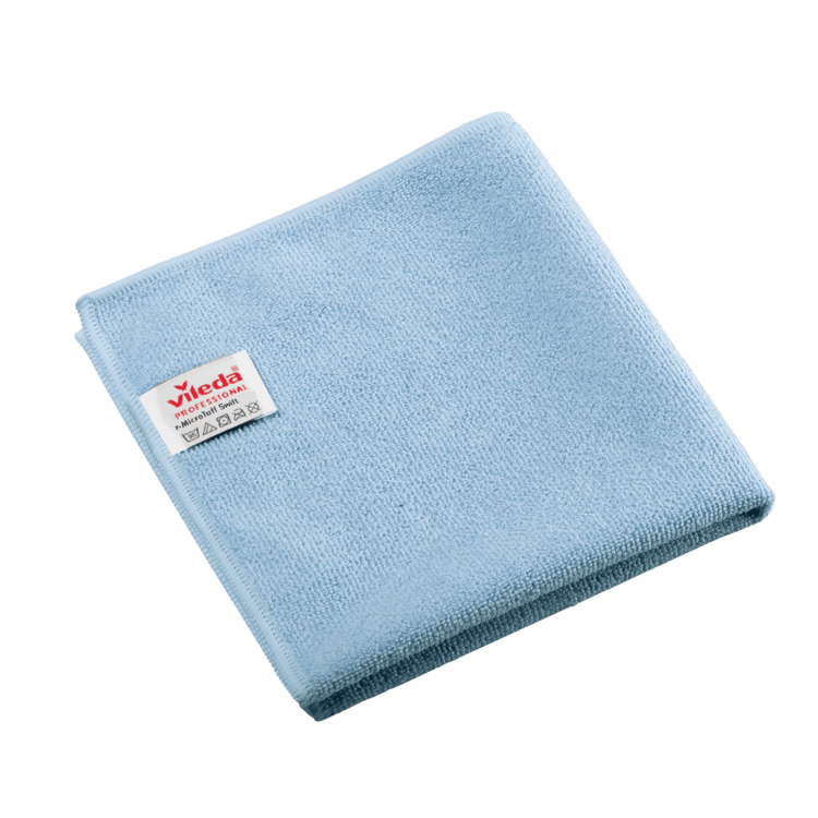 Vileda Professional r-MicroTuff Swift Microfasertuch, verschiedene Farben | Packung (5 Tücher)